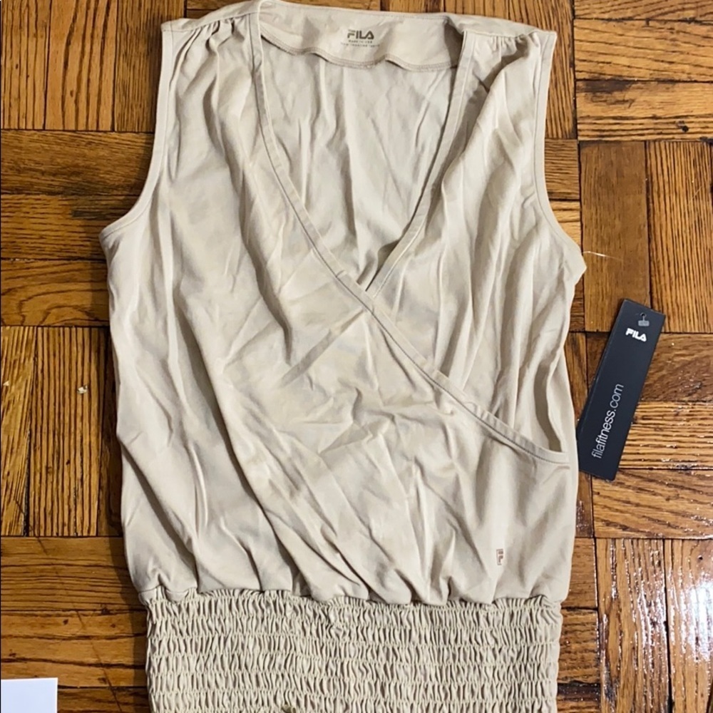 NWT fila sleeveless wrap top